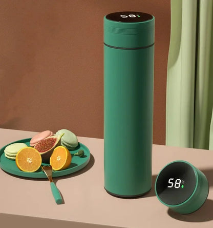 500ML Thermos Cup with Temperature Display, Stainless Steel Vacuum Insulated Mug, Outdoor Travel Cup, Father's Day Gift