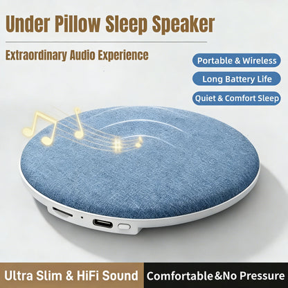 High Dynamic Sound Quality Bluetooth Speaker Bedside Sleep-enhancing Audio Ultrasonic Pillow-top Sleep Aid Speaker 2026 NEW