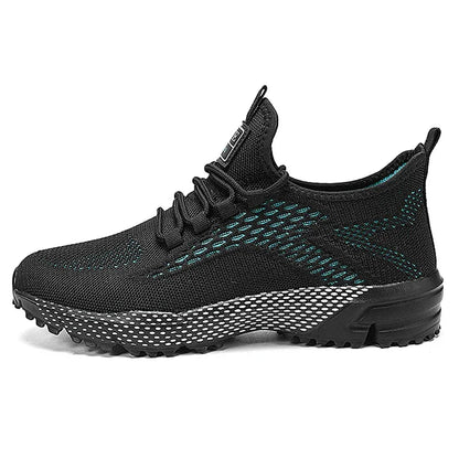 YRZL Running Shoes Men Comfortable Lightweight Grey Walking Sneakers Breathable Air Mesh Non Slip Casual Tennis Shoes for Men