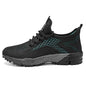 YRZL Running Shoes Men Comfortable Lightweight Grey Walking Sneakers Breathable Air Mesh Non Slip Casual Tennis Shoes for Men
