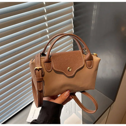 Retro Casual Fashion Ladies Shoulder Bag Stylish Trendy Crossbody Bag Quality Small Square Bag Urban Minimalist Style Polyest...