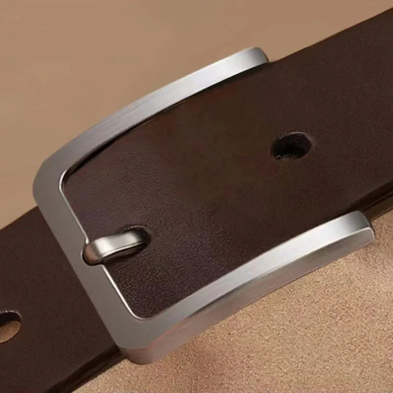Classic Alloy Pin Adjustable Alloy Buckle Belts for Jeans Unisex Men Women Belt Business PU Leather Belts Waist Straps Belts