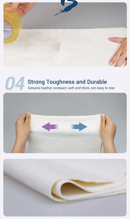 SEAMETAL Car Care Cleaning Towel Natural Sheepskin Quick Drying Cloth Super Absorbent Washing Towels Car Wash Tool Accessories