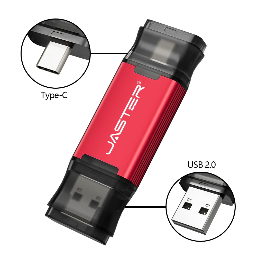 TYPE-C USB Flash Drive 128GB USB-C Memory Stick Business Gift Pen Drive 64GB 32GB Black Blue Golden Pendrive 16GB 8GB 4GB 128MB