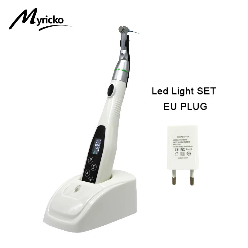 EndoMotor 16:1 Dental Reduction Equipment Wireless Endo With LED Light Imported Motor Root Canal Instrument Dentist Tips