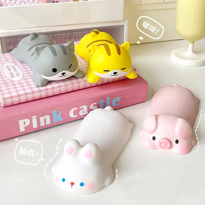 Cute Mouse Pad Keyboard Mouse Wrist Rest Support Girl Soft Computer Laptop Desk Mat Typing Protection Wrist Ergonomics Kawaii