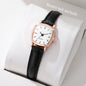 Fashion Minimalism Women Watches Small Square Dial Leather Strap Quartz Watch for Girls Clock（Without Box）