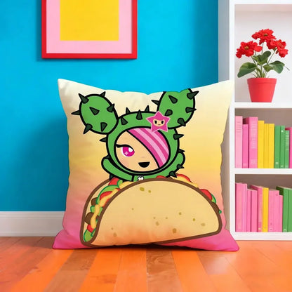 T-tokidoki Anime Pillow Case Pillow Case Plush Fabric Soft Double Sided Print Home Sofa High Quality Cushion