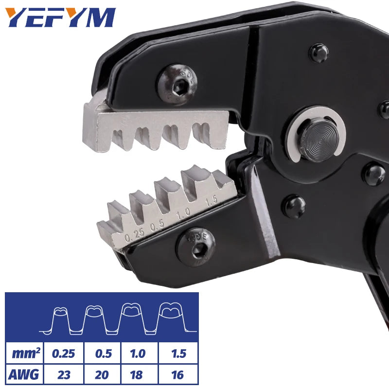 1 pcs Jaw (Width 4mm/SN Pliers) Powder Alloy For TAB 2.8 4.8 6.3 XH2.54 Plug Insulation Tube Terminal Tools Crimping Pliers