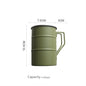 Outdoor 304 Stainless Steel Marco Mug, Industrial Style, Retro Old Creative, Coffee, Camping, Picnic, Beer Mugs