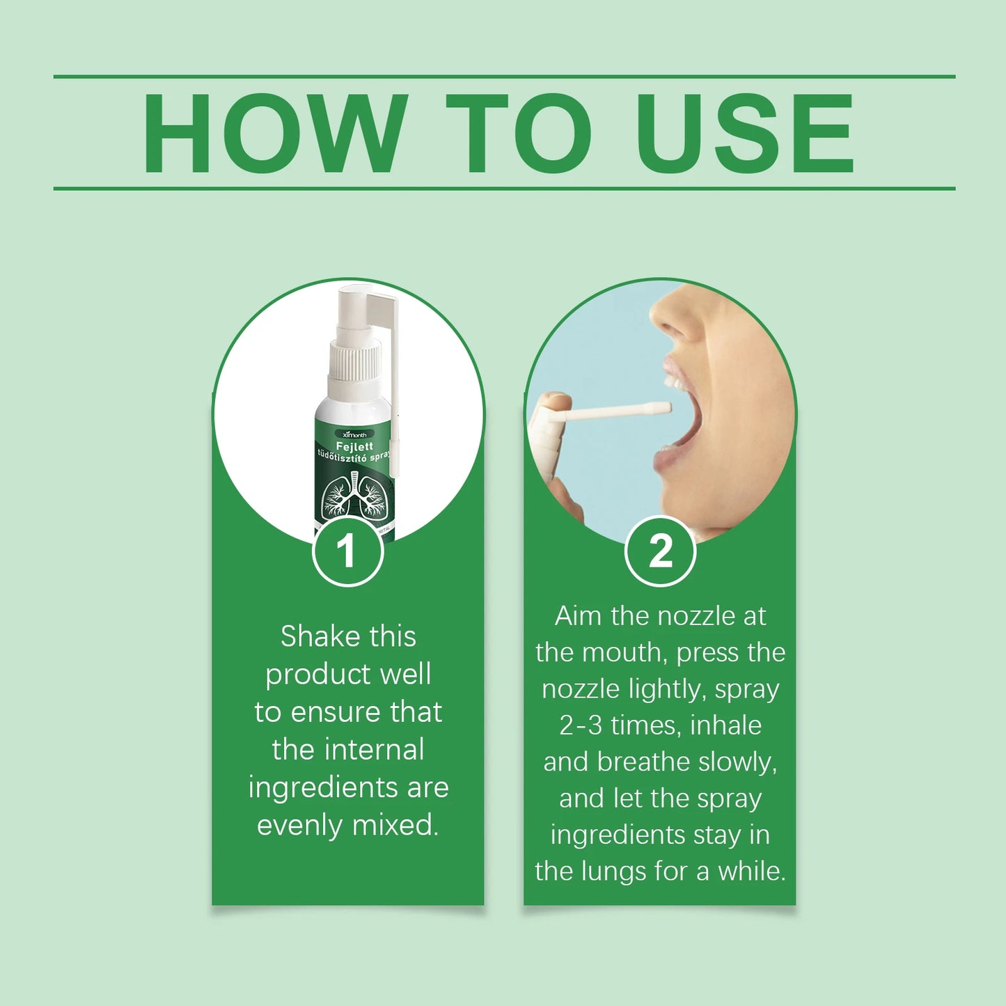 New Herbal Lung Cleanse Mist – Powerful Lung Support, Cleanse & Breathe – Herbal Mist Health Care Herbal Lung Cleanse Spray 30ml