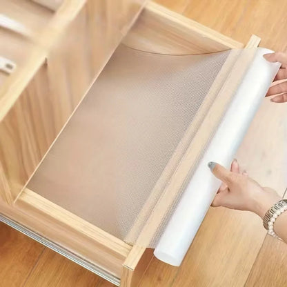 1pc 3m/5m Drawer Mat Transparent Shelf Liner Multifunctional Waterproof Dust-proof Cabinet Storage Pad for Kitchen Cupboard