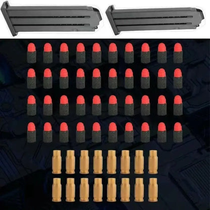 Newest 18 Shell Ejecting Pistol Soft Bullet Toy Gun Children Armas Shoot Outdoor Game Boys Gift