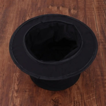 Collapsible Folding Magic Hat Magic Props Anything Appears Hat Magic Tricks Performance Black Magician Hat Props Talent Shows