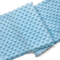 Minky Dot Fabric For Baby Comfort Blankets 1mm Pile Length Polyester Single Sided Swaddle Baby Crying Comfort Plush Fabric
