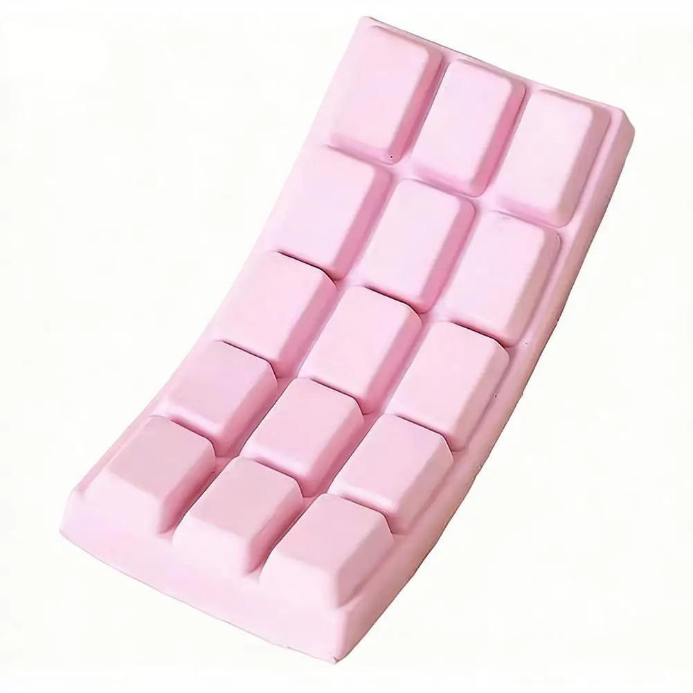 PU Soft Simulated Chocolate Squeeze Toy - Slow Rebound Stress Reliever for Office, Hand Relaxation, Desk Decor Gift