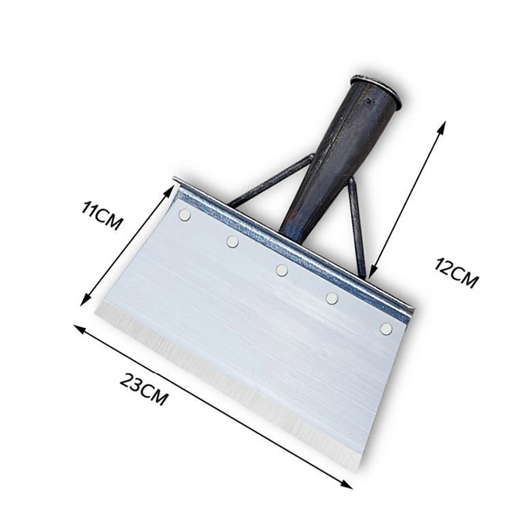 Durable Manganese Steel Multifunctional Shovel Moss Weeding Deicing Hand Tool Metal Spade for Farm Planting Yard Garden Cleaning