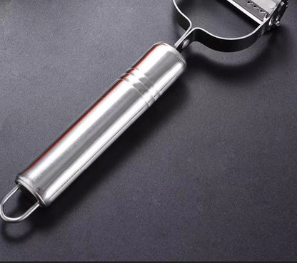 Stainless Steel 3-in-1 Peeler Grater Household Kitchen Multifunctional Double head Peeling Knife Fruit and Vegetable Melon