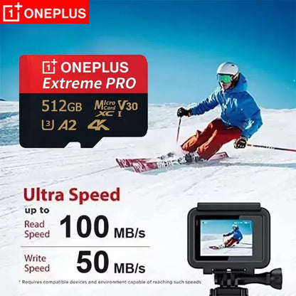 Oneplus Original Class 10 128GB Micro TF/SD Card High Speed Memory Stable Performance for Phones Digital Camera Laptop PC MP3