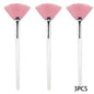 3/9 Pieces Facial Fan Mask Brushes Soft Mask Brush Applicator Esthetician Facial Mask Brushes For Women Girls Cosmetic Tools