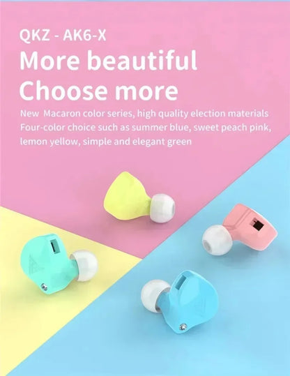 QKZ CK5 FiLe Wired Earphone Professional Gaming And Sports Noise Cancelling Headphones with Microphone HiFi Music Earphone