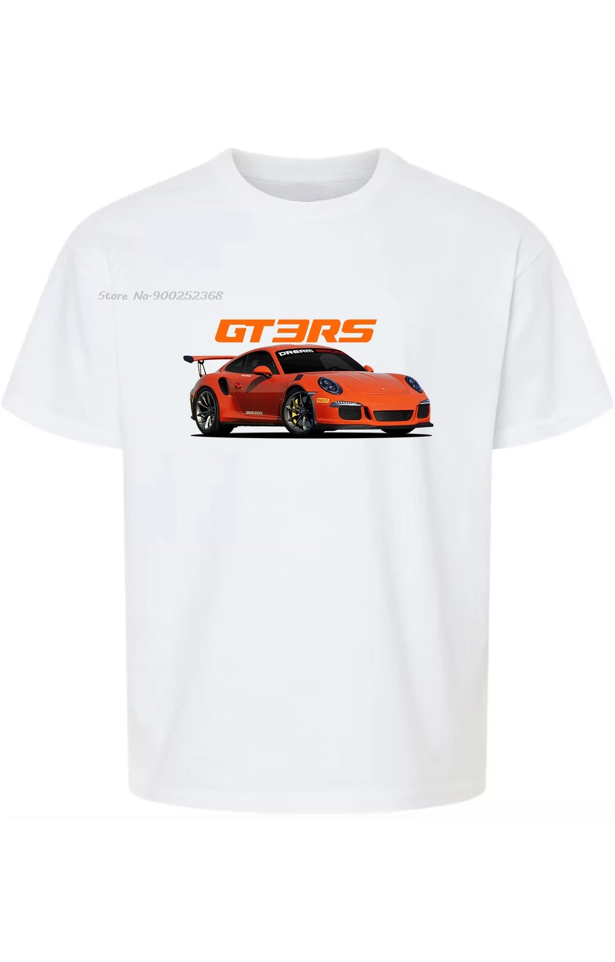 Classic Car Retro Vintage T-Shirt Gt3 Rs Silhouette Summer  Men Casual Fashion Tees Streetwear Top