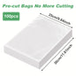 100pcs/lot BPA-Free Kitchen Vacuum Bags for Food Vacuum Sealer Packing Machine Food Storage Bag Kitchen Accessories