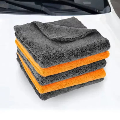 1/2/6/9 Packs 300GSM Car Thicken Cleaning Cloth Professional Cleaning Car Wiping Microfiber Towel Car Wash Rag 40x40cm New