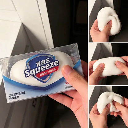 Hot Squishy Soap Party Favors Gifts Simulated Soap Anti-Stress Fidget Toy Squishy Soap Desktop Accessiories Birthday Party Gifts