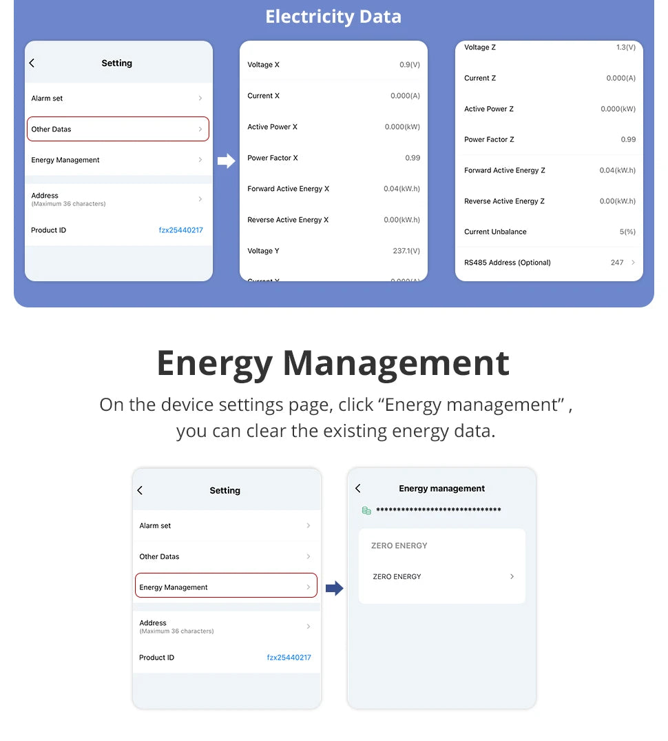 Zemismart 120A Zigbee WiFi 3 Phase Energy Meter Smart Din-rail Power Monitor Withdrawable Split-core CTs Works with Tuya App