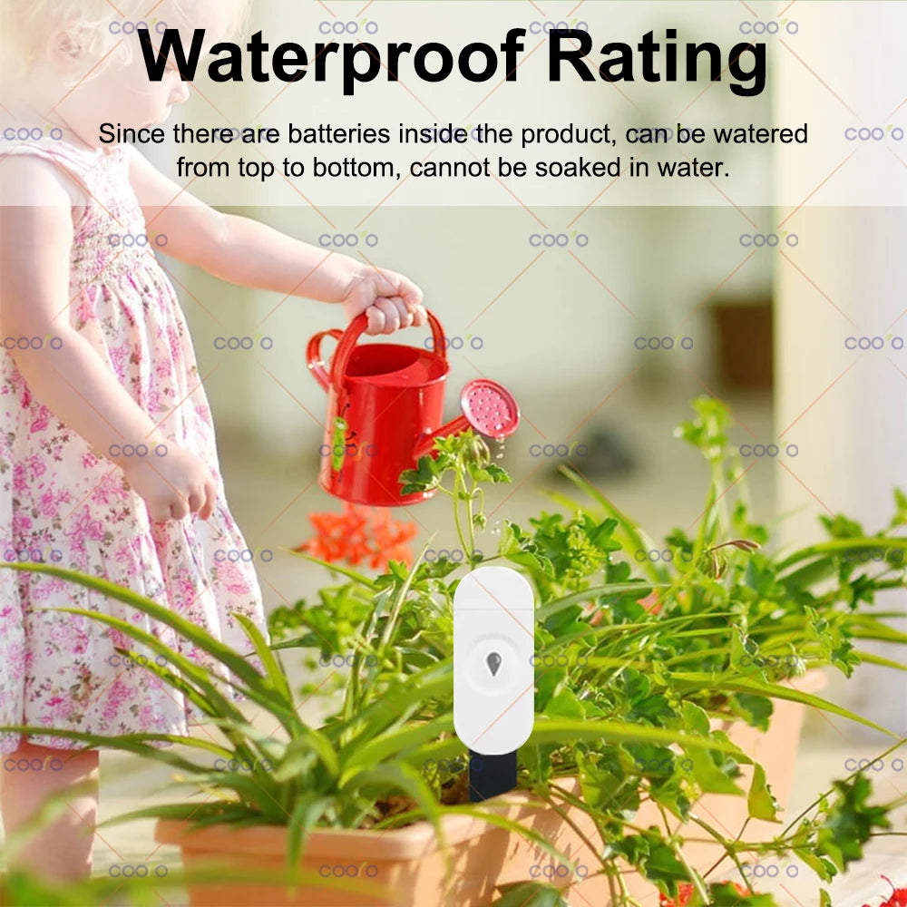 ZigBee Soil Moisture Sensor Temperature Humidity Meter Automation Irrigation Detector Work with Home Assistant Zigbee2mqtt