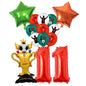 Soccer Birthday Party Supplies Football Theme  Birthday Party Decoration Cotillon Birthday CR7 Soccer Plate Cups Balloons Supply