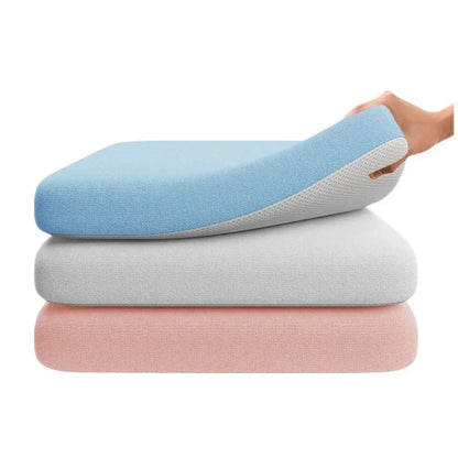 Anti-Slip 4cmThick Seat Cushion Ultra Soft Breathable Car Seat Pad Rebound Memory Foam Office Chair Pad Home Textile