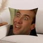 Actor New Pop N-Nicolas C-Cage Funny Pillow Case Office Cushions Suitable For Sofa Car Bedroom Decorative Cushion Cover