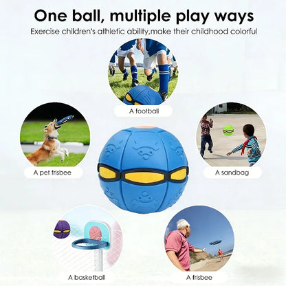 Flying UFO Throw Disc Ball – Outdoor Garden Basketball Game Toy for Kids, Flat Throw Flying Disc Fun Activity Toys