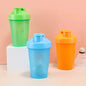 1-7PCS Shaker Bottles Sport Water Cups Whey Protein Powder Mixer Bottle Fitness Gym Shaker Outdoor Portable Plastic Drink Cup