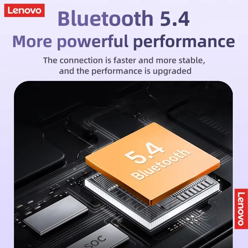 Lenovo TA410 Bluetooth 5.4 Wireless Earphones Open-Ear Bone Conduction Ear Clip Design Ultra-Light Comfortable Wearing Earphone