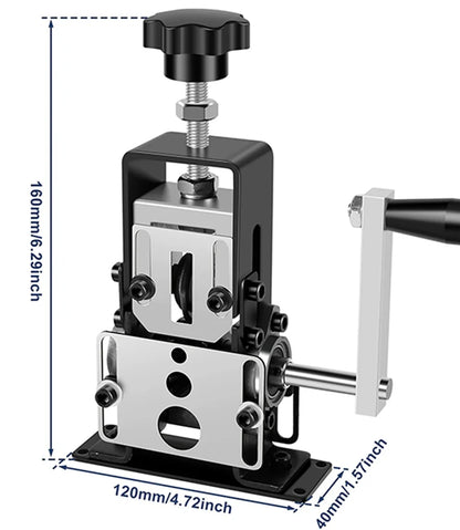 Manual Wire Stripping Machine 1-70mm² Portable Electric Drill Powered Hand Crank Wire Stripper Scrap Copper Cable Peeler Tool
