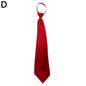 Ties Preppy Style Men Women Black Necktie  Retro Solid Silky Narrow Neck Tie Slim Smooth Wedding Graduation Decoration