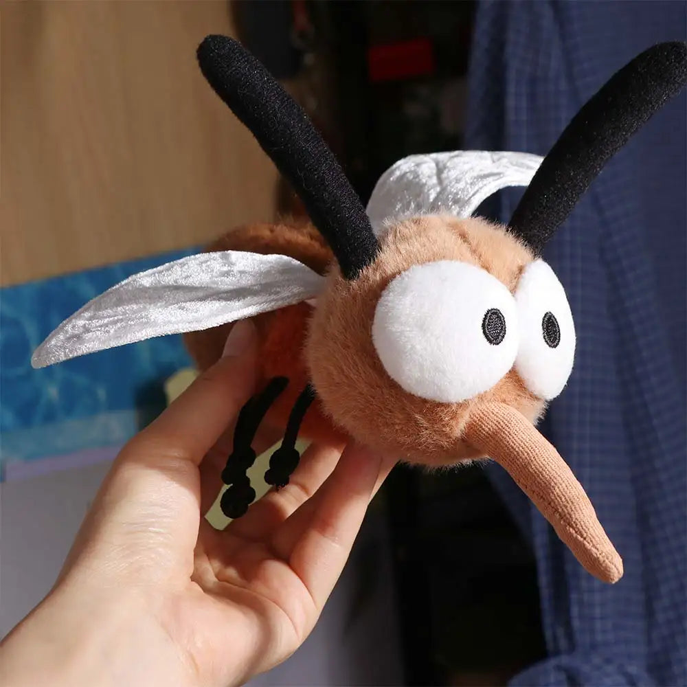 Stuffed Animal Mosquito Plushie Home Decoration Funny Insect Mosquito Insect Toy 25CM Cartoon Stuffed Mosquito For Children