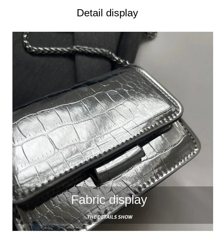 This Year's Popular Super Popular Small Bag 2024 Summer Popular Versatile Chain Messenger Bag Fashion Mini Square Sling Bag