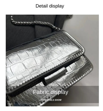 This Year's Popular Super Popular Small Bag 2024 Summer Popular Versatile Chain Messenger Bag Fashion Mini Square Sling Bag