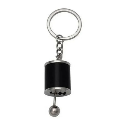 Metal Keyring Creative Car Shifter Keychain Six-Speed Gear Stick Knob Gearbox Model Key Antistress Adults New Fidget Toys