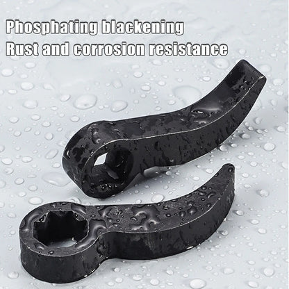Angle Type Half Axle Disassembly Tool Drive Pry Bar Adapter Used for Open-end Wrenches Disassembling Axles Repair Tool Anti-Slip