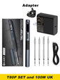 ALIENTEK T80P Soldering Iron Electric 100W Adjustable Digital Display Automatic Sleep PCB Precision Soldering Iron Repair Tool