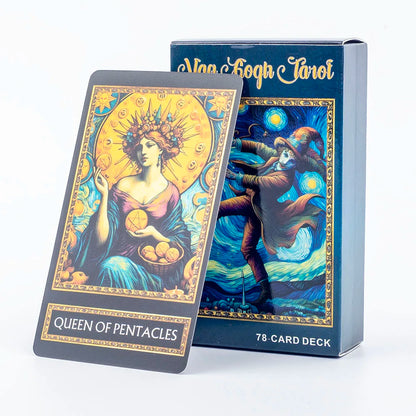 Cat Tarot 78 Card Deck English Version Board Game Christmas Gift  Divination Tools for Fun Fortune Telling 10.3x6.1cm