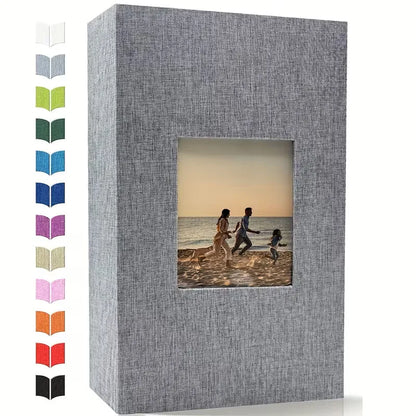 Linen large Photo Album Scrapbook 200/300/600 Pockets for 4x6 Photos Slip-in memory books Wedding Baby Family Anniversary Photo