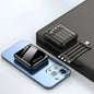 30000mAh Mini Power Bank Fast Charging Large Capacity Portable Power Bank 4 in 1 Cable for Xiaomi iPhone Samsung Huawei 2025 New