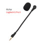Replacement 3.5mm Microphone for Logitech G Pro X Headphones E-Sports Game Headset Mic for Steelseies Headphones