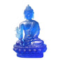 Medicine Buddha Statues Ornament Resin Feng Shui Lucky Shakya Muni Buddha Sculpture Home Office Garden Decoration